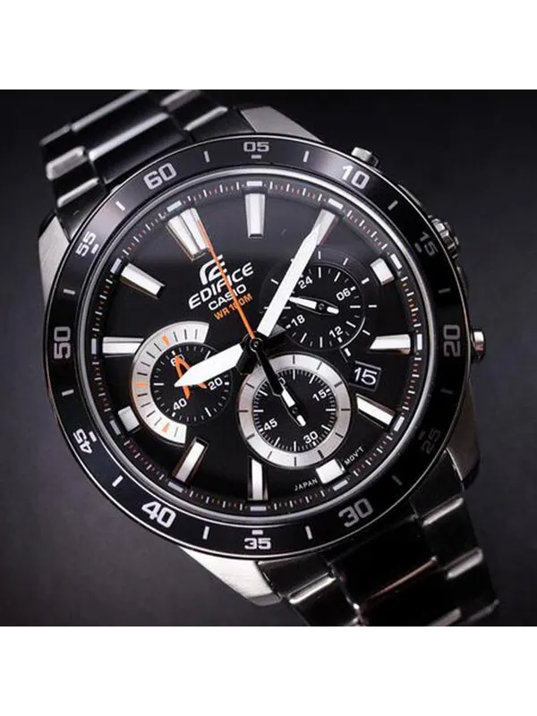 Часы CASIO Male EDIFICE Japan / South Korea Fashion Mens Black Analog — изображение 3 из 4, оттенок черный