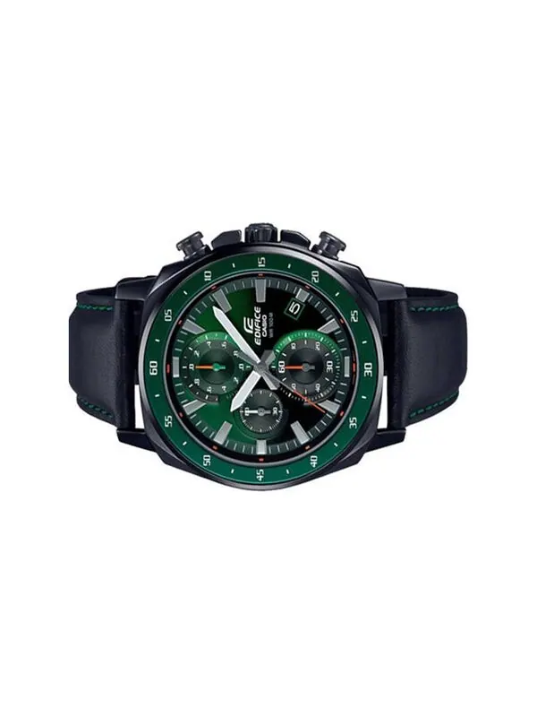 Часы CASIO Waterproof EDIFICE Mens BlackGreen Analog — изображение 3 из 4, оттенок зеленый