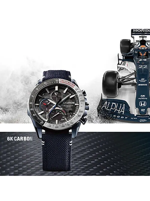 Часы CASIO EDIFICE Limited Edition Solar Powered Waterproof Sports Sapphire Crystal Multi-Color — изображение 4 из 4