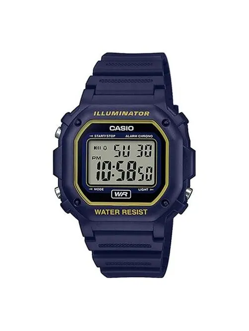Часы CASIO Waterproof Sports Unisex Mens Blue Digital — изображение 1 из 4, оттенок синий
