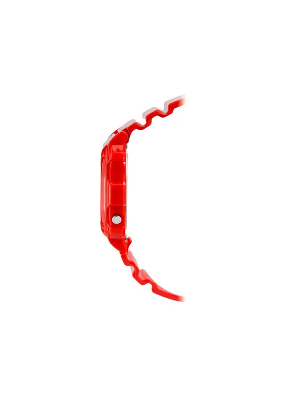 Часы CASIO Small Cube Quartz 50m Waterproof Strap Mineral Glass Lens Resin Strap Watch Red Digital — изображение 2 из 4