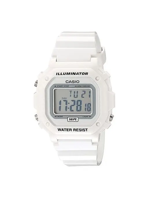 Часы CASIO Sports Illuminator Unisex Mens White Digital — изображение 1 из 4, оттенок белый