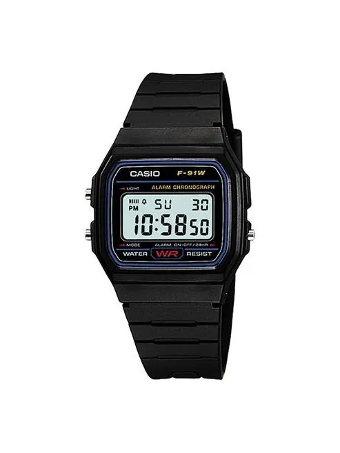 Часы CASIO G Shock Waterproof Unisex Mens Black Digital — изображение 1 из 4, оттенок черный