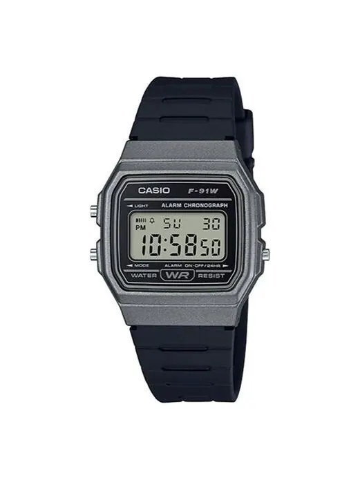 Часы CASIO Waterproof Unisex Mens Black/Grey Digital — изображение 1 из 4, оттенок черный/серый