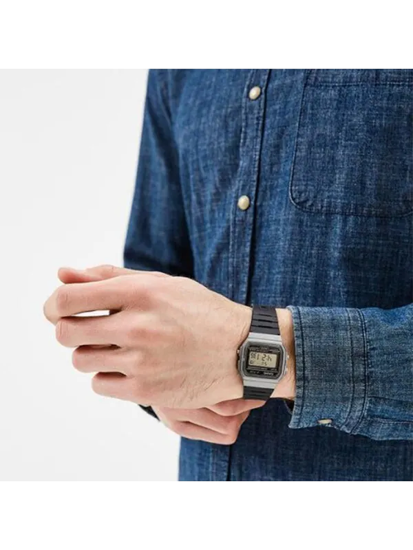 Часы CASIO Waterproof Unisex Mens Black/Grey Digital — изображение 3 из 4, оттенок черный/серый