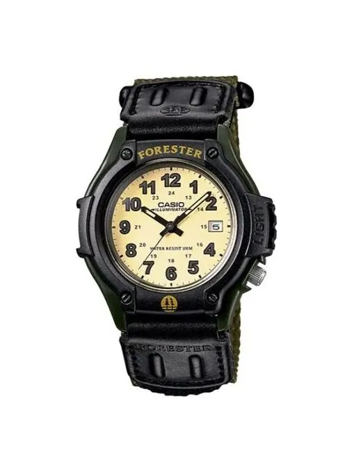 Часы Casio Forester Analog Watch 'Black White Yellow' — изображение 1 из 4, оттенок черный