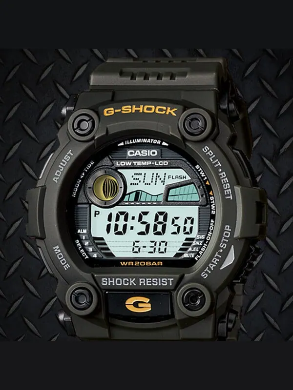 Часы CASIO G-Shock Digital 'Green' — изображение 3 из 3, оттенок зеленый