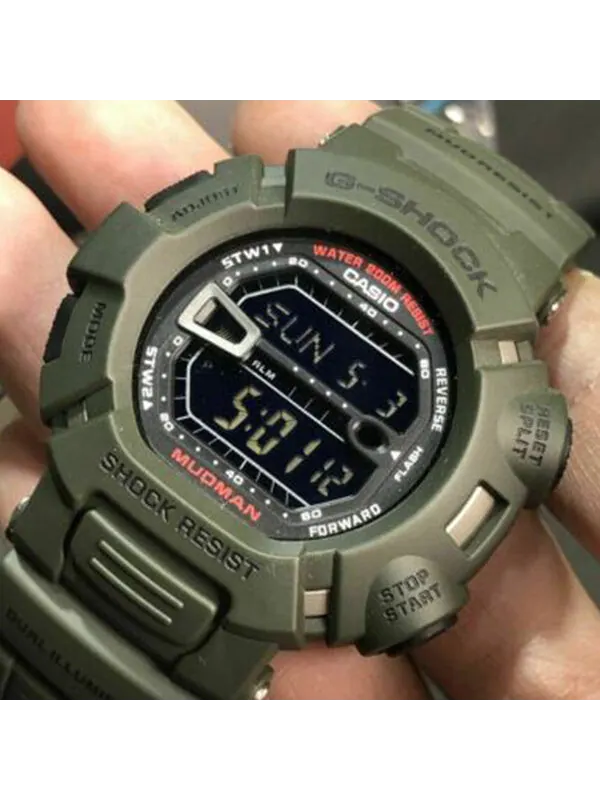 Часы CASIO G-Shock Mudman 'Green' — изображение 2 из 4, оттенок черный