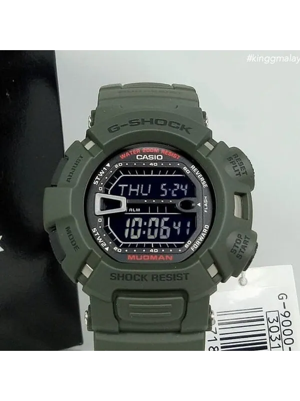 Часы CASIO G-Shock Mudman 'Green' — изображение 3 из 4, оттенок черный