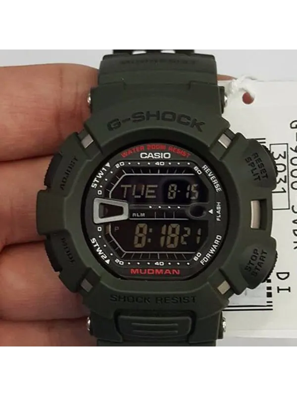 Часы CASIO G-Shock Mudman 'Green' — изображение 4 из 4, оттенок черный