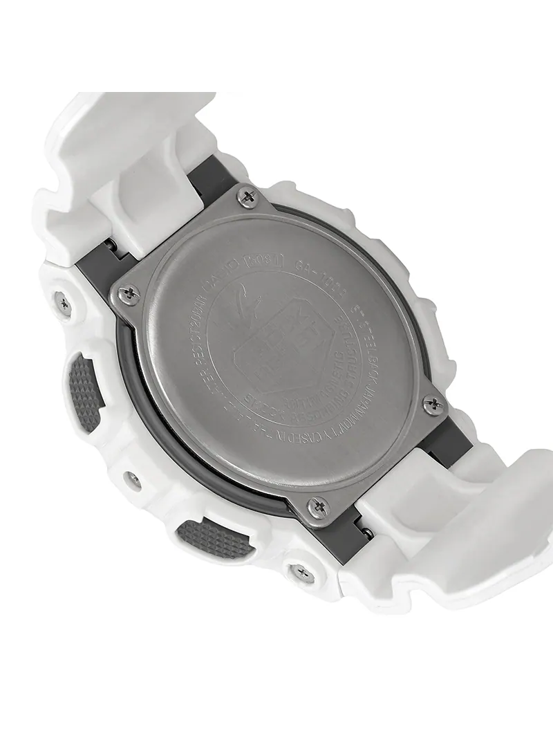 Часы Casio G-Shock Analog-Digital GA-100 Series, арт. GA-100A-7A — изображение 2 из 8, оттенок белый