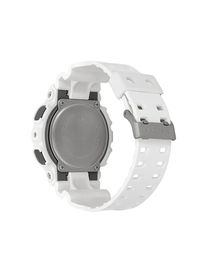 Часы Casio G-Shock Analog-Digital GA-100 Series, арт. GA-100A-7A — изображение 3 из 8, оттенок белый