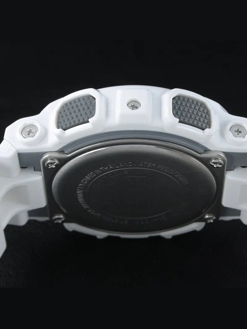 Часы Casio G-Shock Analog-Digital GA-100 Series, арт. GA-100A-7A — изображение 7 из 8, оттенок белый