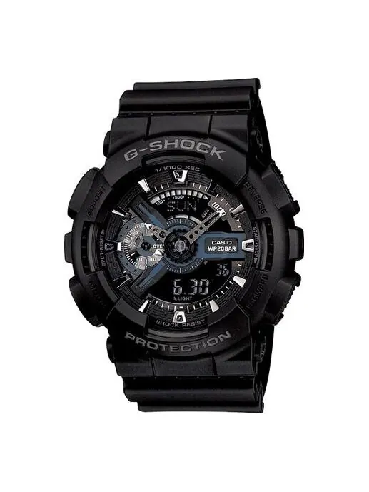 Часы g-shock analog-digital 'black' Casio — изображение 1 из 4, оттенок черный