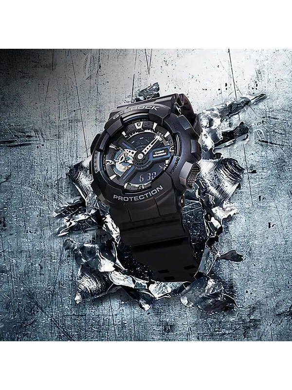 Часы g-shock analog-digital 'black' Casio — изображение 4 из 4, оттенок черный