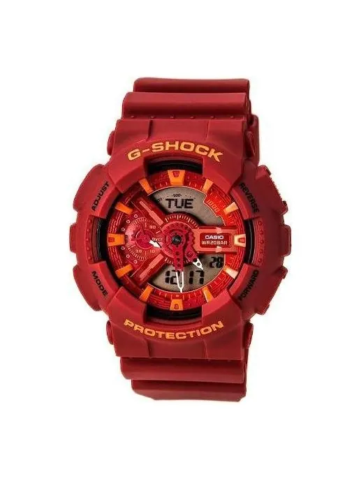 Часы CASIO G-Shock Digital-Analog 'Red' — изображение 1 из 5, оттенок красный