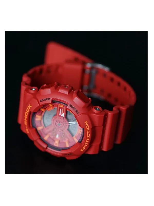 Часы CASIO G-Shock Analog-Digital 'Red' — изображение 3 из 4, оттенок красный