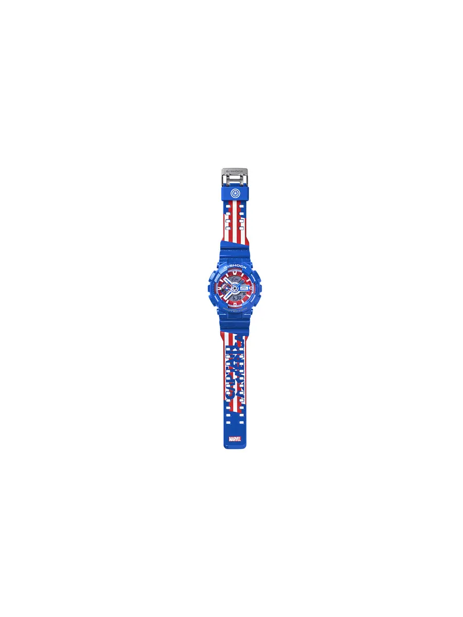 Часы CASIO G-Shock Analog-Digital 'Blue' — изображение 3 из 5, оттенок синий