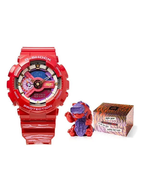 Часы CASIO G-Shock Analog-Digital 'Red' — изображение 1 из 4, оттенок красный