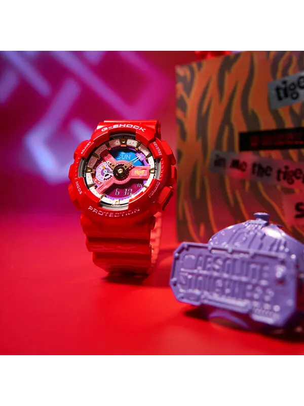 Часы CASIO G-Shock Analog-Digital 'Red' — изображение 4 из 4, оттенок красный