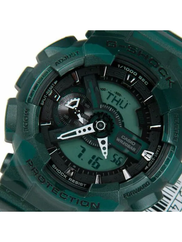 Часы CASIO G-Shock Analog-Digital 'Green' — изображение 2 из 2, оттенок зеленый