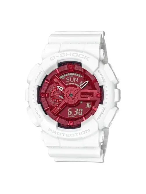 Часы CASIO G-Shock Analog-Digital 'White' — изображение 1 из 4, оттенок белый