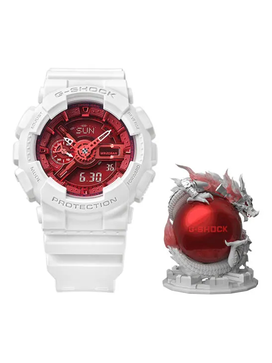 Часы CASIO G-Shock Analog-Digital 'White' — изображение 1 из 4, оттенок белый