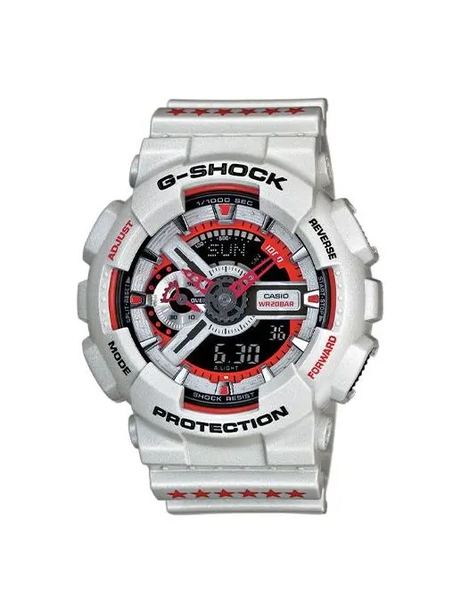 Часы CASIO G-Shock Analog-Digital 'White' — изображение 1 из 5, оттенок белый