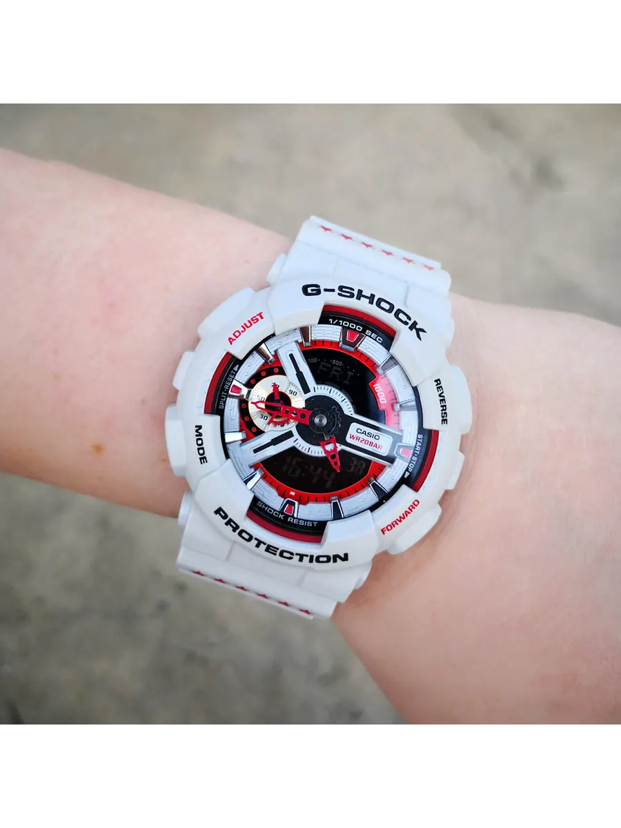 Часы CASIO G-Shock Analog-Digital 'White' — изображение 5 из 5, оттенок белый
