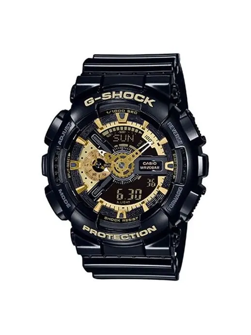 Часы CASIO G-Shock Analog-Digital 'Black Gold' — изображение 1 из 4, оттенок черный/золотистый
