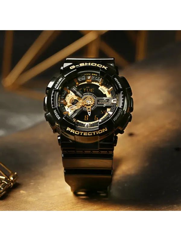 Часы CASIO G-Shock Analog-Digital 'Black Gold' — изображение 2 из 4, оттенок черный/золотистый
