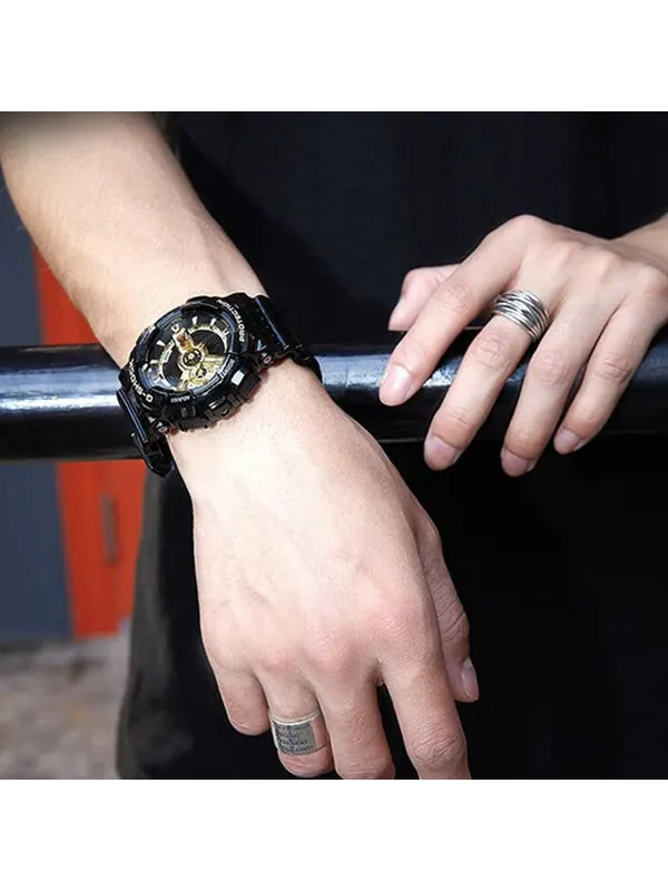 Часы CASIO G-Shock Analog-Digital 'Black Gold' — изображение 4 из 4, оттенок черный/золотистый