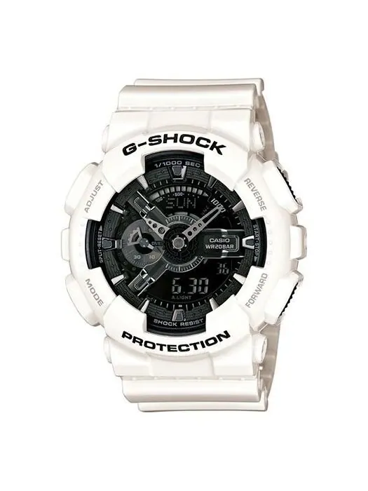 Часы CASIO G-Shock Analog-Digital 'White' — изображение 1 из 4, оттенок белый