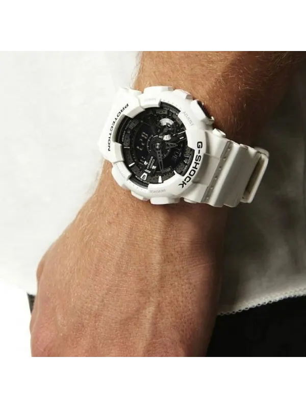 Часы CASIO G-Shock Analog-Digital 'White' — изображение 4 из 4, оттенок белый