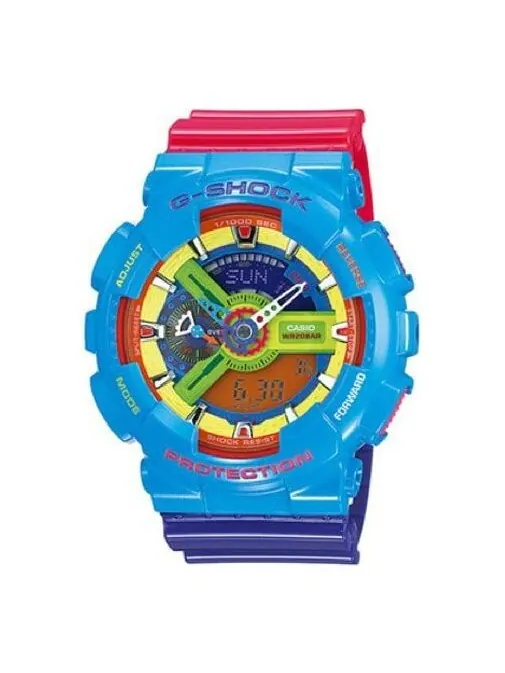 Часы g-shock analog-digital 'light blue' Casio — изображение 1 из 2, оттенок мульти-/мульти