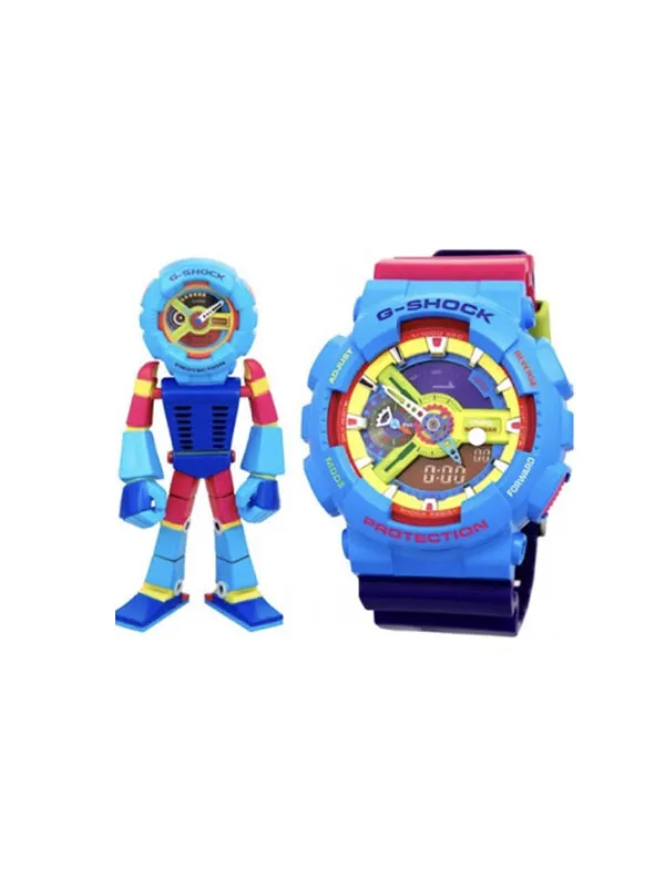 Часы g-shock analog-digital 'light blue' Casio — изображение 2 из 2, оттенок мульти-/мульти