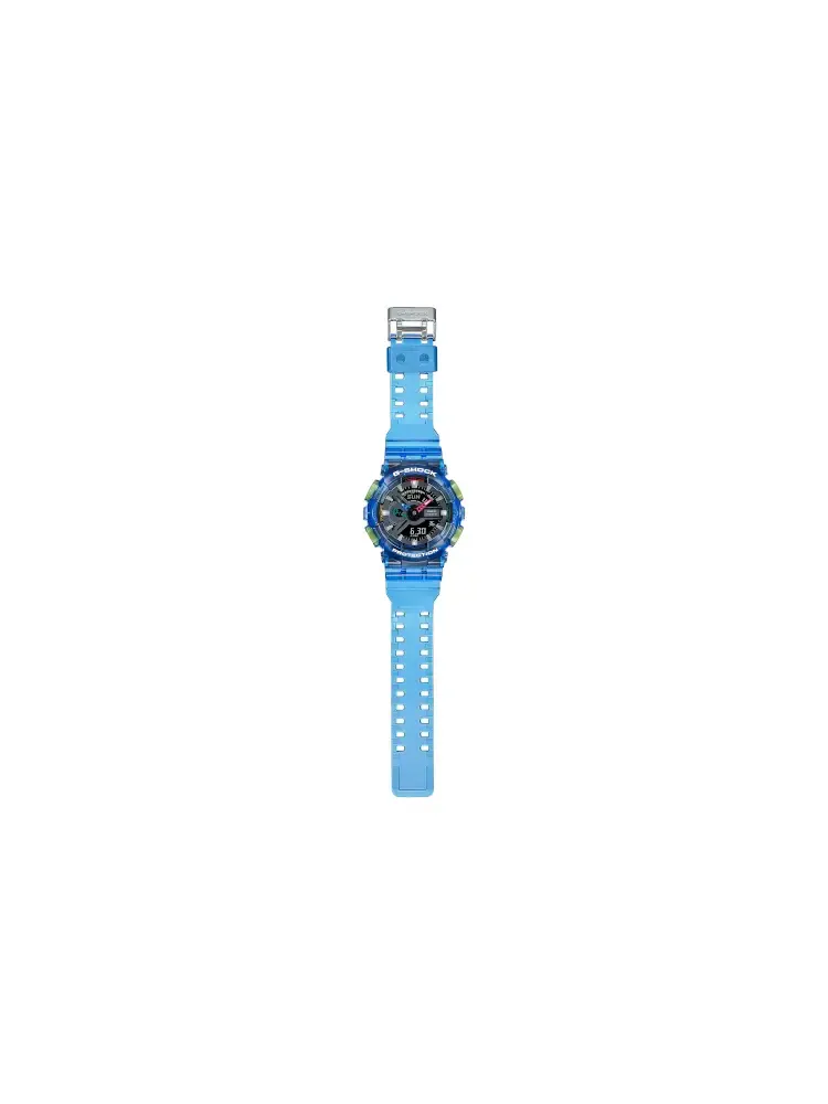 Часы CASIO G-Shock Digital-Analog 'Transparent Blue' — изображение 2 из 5, оттенок синий