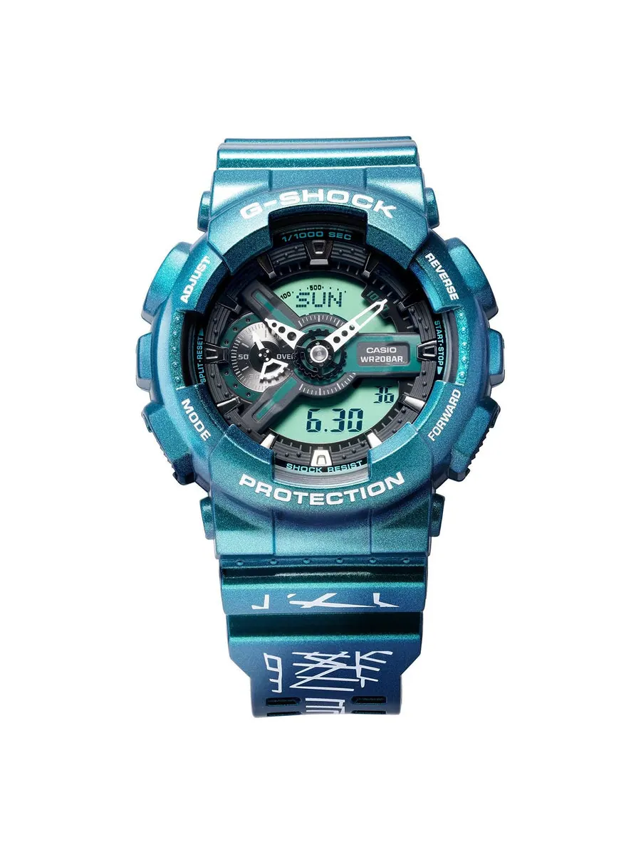 Часы CASIO G-Shock Analog-Digital 'Green' — изображение 1 из 2, оттенок зеленый
