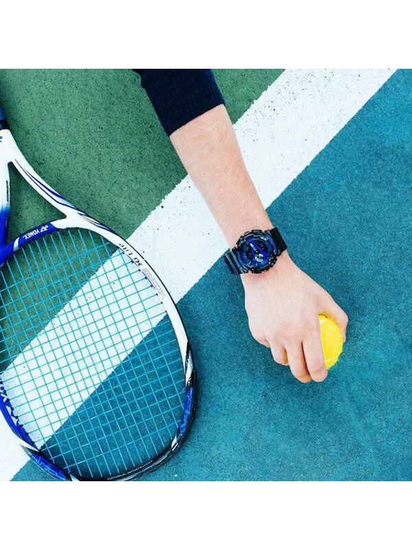 Часы CASIO G-Shock Analog-Digital 'Black Blue' — изображение 4 из 4, оттенок сине-черный