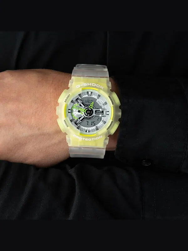 Часы CASIO G-Shock Analog-Digital 'White' — изображение 4 из 4, оттенок кремово-желтый