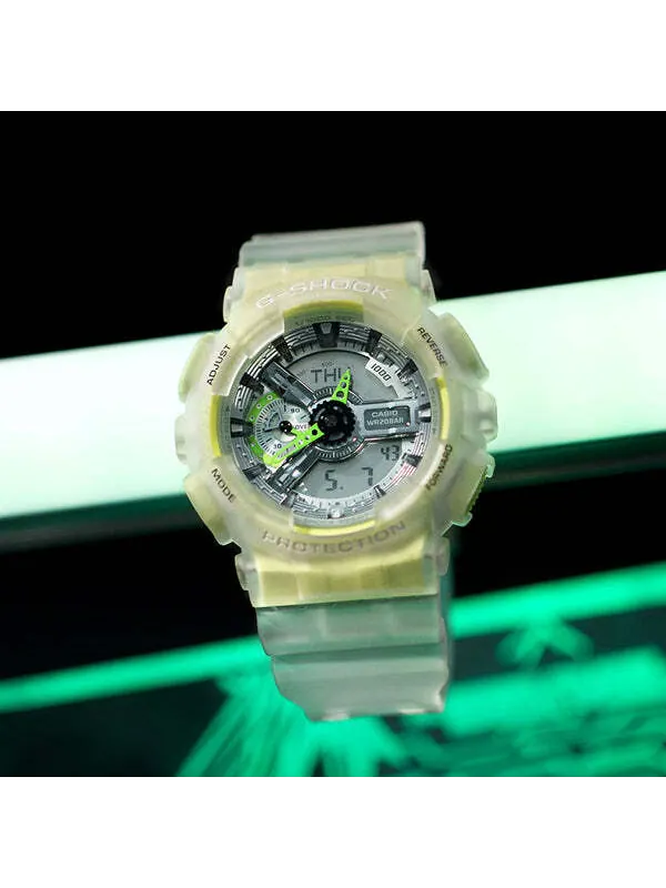 Часы CASIO G-Shock Analog-Digital 'Translucent Yellow' — изображение 4 из 4, оттенок желтый