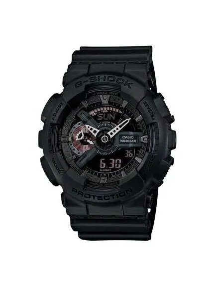 Часы CASIO G-Shock Analog-Digital 'Black' — изображение 1 из 4, оттенок черный