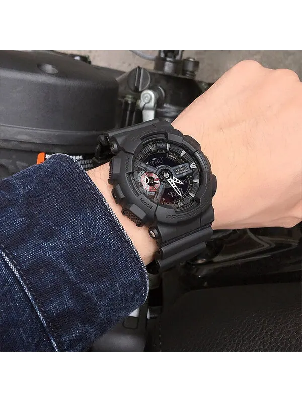 Часы CASIO G-Shock Analog-Digital 'Black' — изображение 3 из 4, оттенок черный