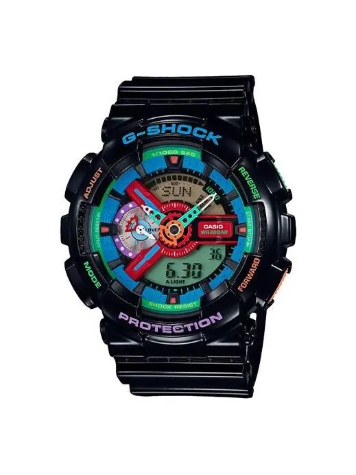 Часы CASIO G-Shock Analog-Digital 'Black' — изображение 1 из 4, оттенок черный