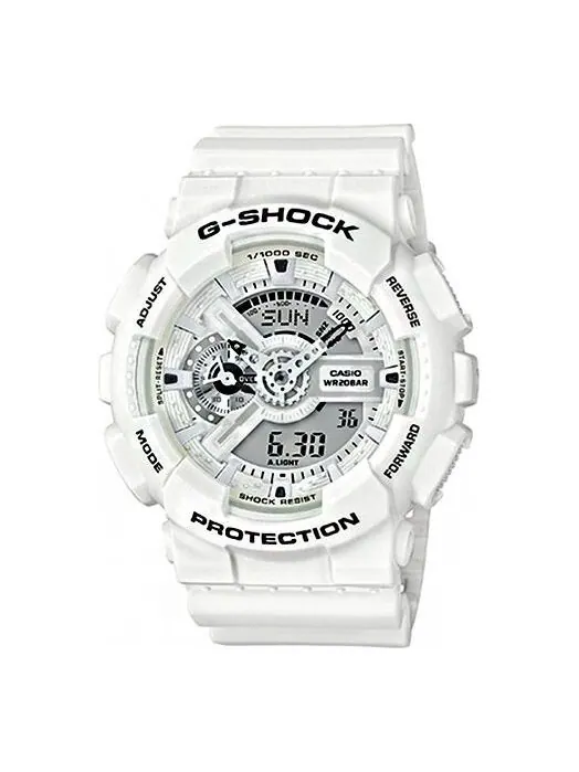 Часы CASIO G-Shock Analog-Digital 'White' — изображение 1 из 4, оттенок белый