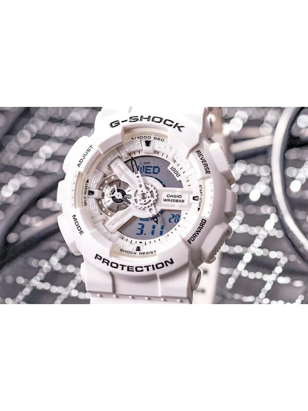 Часы CASIO G-Shock Analog-Digital 'White' — изображение 3 из 4, оттенок белый