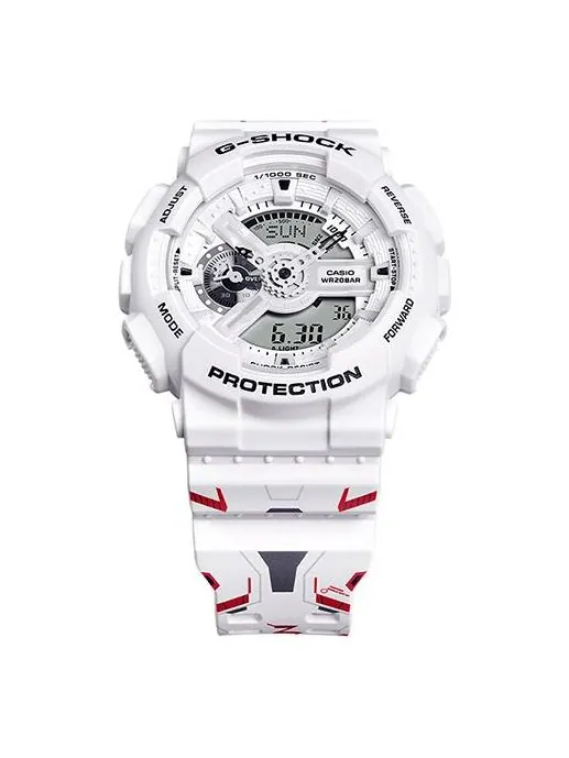 Часы CASIO G-Shock Analog-Digital 'White' — изображение 1 из 6, оттенок белый