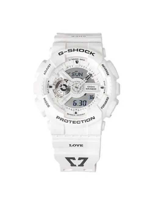 Часы CASIO G-Shock Analog-Digital 'White' — изображение 1 из 4, оттенок белый