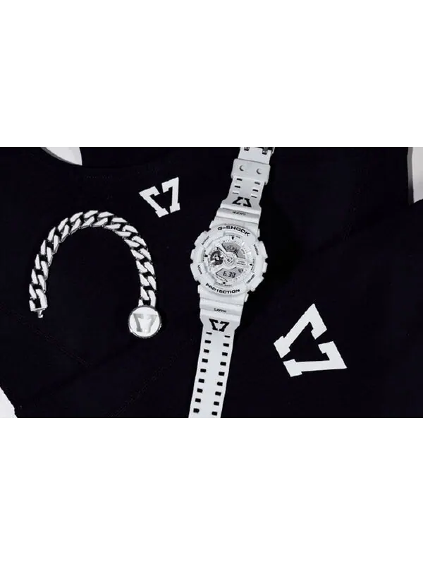 Часы CASIO G-Shock Analog-Digital 'White' — изображение 2 из 4, оттенок белый