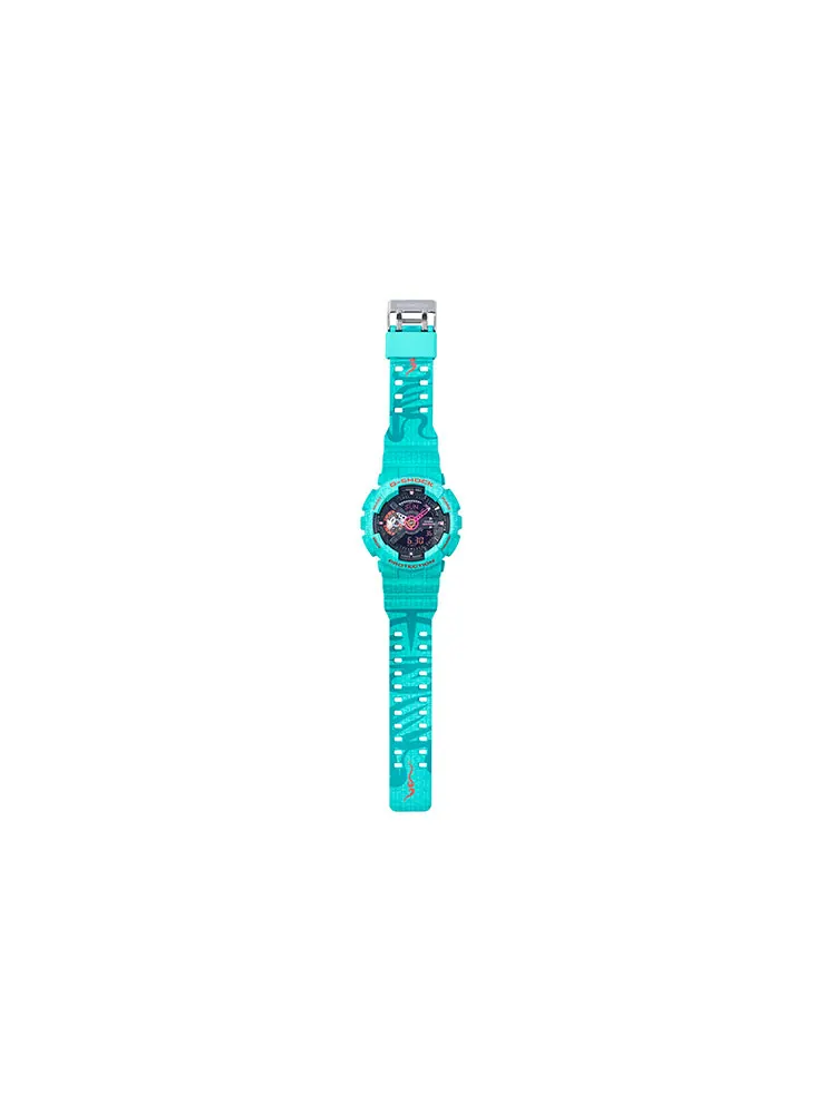 Часы CASIO G-Shock Analog-Digital 'Green Blue' — изображение 2 из 5, оттенок зеленый синий